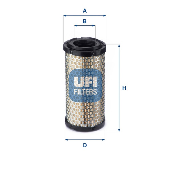 UFI Luftfilter 27.A05.00 Filtereinsatz FüR Ligier BE UP Xtoo LXT Nova 650 Aixam-image