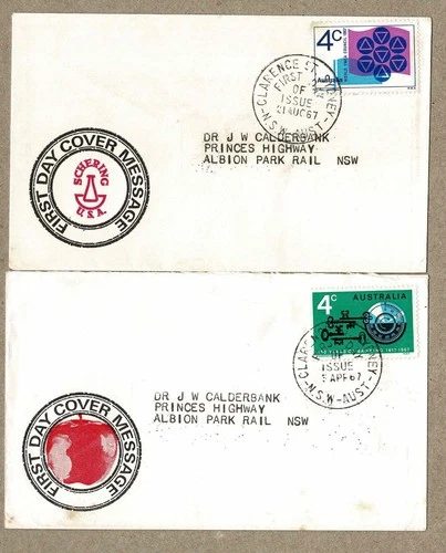 Australia 1967 Schering FDC Cover inc Banking Clarence St Postmark