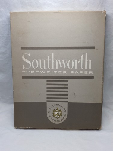 Southworth Typewriter Paper 419 CF Tissue Yellow Cockle Finish 8 1/2" X 11" 90ct
