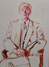 8x10 Color Photo Bruce Davison SHORT CUTS CARICATURE DRAWING BY ROBERT ALTMAN