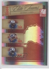 2005 Donruss Elite Teams Red /500 Joey Harrington Roy Williams Kevin Jones 0a7