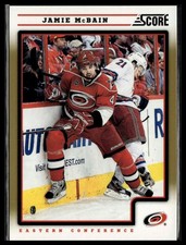 2012-13 Score #112 Jamie McBain Carolina Hurricanes Gold