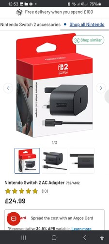 Nintendo Switch 2 Bundle/3 Games /7 Accessories - Picture 15 of 22