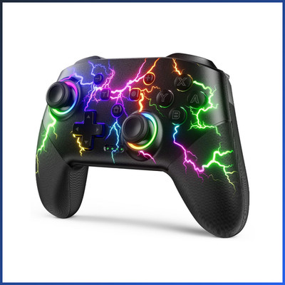 VOYEE Switch Controller Drahtlos RGB Programmierbar für Switch Lite OLED