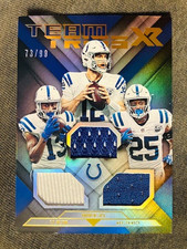 2019 Panini XR Andrew Luck T.Y. Hilton Marlon Mack Triple Jersey Relic /99 Rare