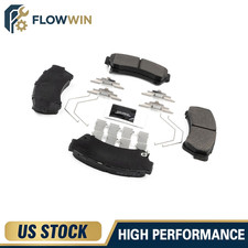 Front Brake Pads W Hardware For 2006-2012 Ford Fusion 2006 Lincoln Zephyr Front Brake Pads W Hardware For 2006-2012 Ford Fusion 2006 Lincoln Zephyr