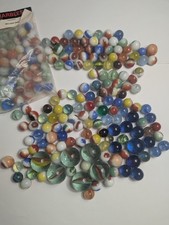 Vintage Glass Marbles Mix Lot. Marble King 60 Count Unopened. Shooters