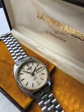 Vintage Longines Flagship Ultronic Tuning Fork Accutron Mens Watch Running W Box