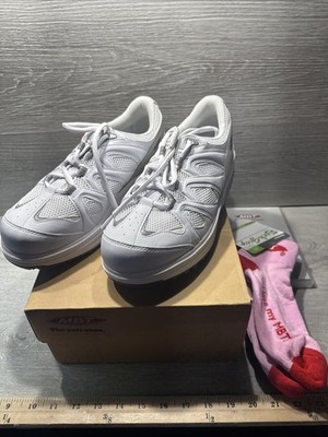 DEFECTIVE with box MBT Sport 2 Womens WhiteRocker Shoes Toning Walking S G3D