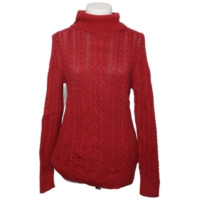 Amazon Essentials, Rollkragenpullover, Größe: S, Rot, Baumwolle, Zopfstrick #XxS