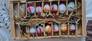 Chinese Dragon Lantern Vintage Old Christmas String Lights Milk Glass