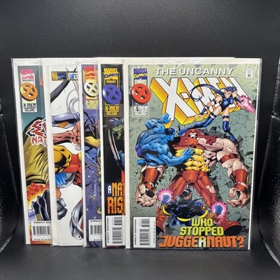 The Uncanny X-Men #322 323 324 325 & 326(1995) Deluxe Edition (H22)(20)
