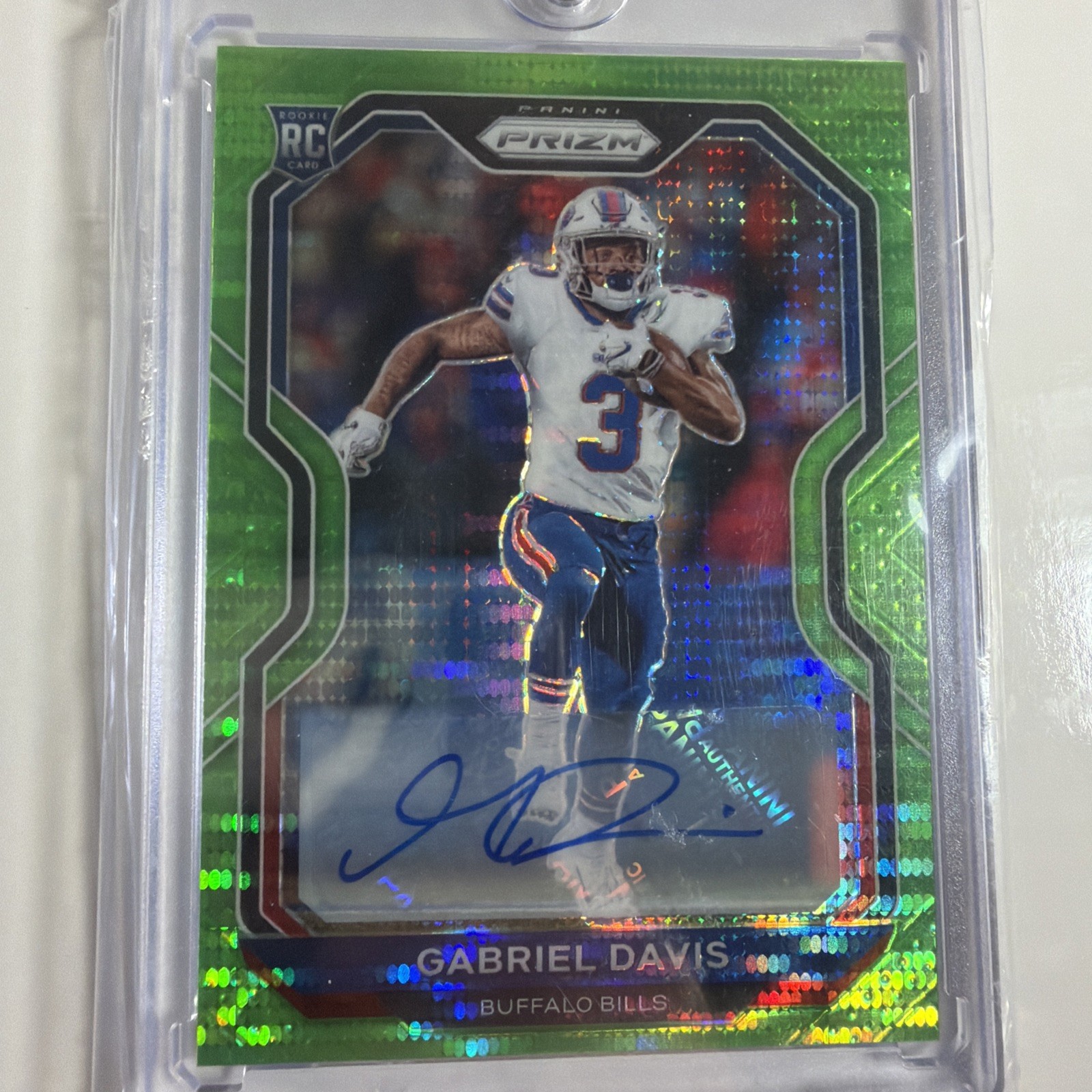 Gabriel Davis Panini Prizm #312 Autograph
