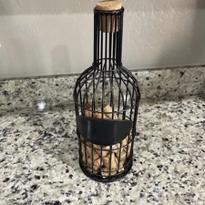 Metal Rustic Wine Barrel Cork Cage Cork Holders for Cork Collectors Home Decor