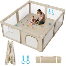 Best Foldable Baby Playpen 79 x 71 Super Large Playpen for Babies and Toddlers -