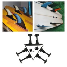 3Pcs Surfboard Fin Plugs with Wrench And Screws for Softboard Base Surfboard Fin
