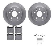 Dynamic Friction Company 6612-63034 Rotors With 5000 Euro Ceramic Brake Pads