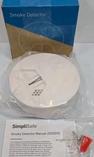 NEW SimpliSafe SSSD3 White Smoke Detector Fire Alarm New Open Box