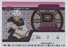 2022 Credentials Debut Ticket Access Horizontal Pink 37/49 Jakub Lauko #174 03uh