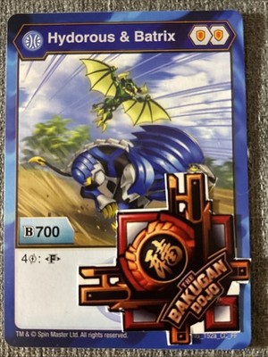 Bakugan Armored Alliance Fusion Card Hydorous Batrix / Trox Sairus 167a