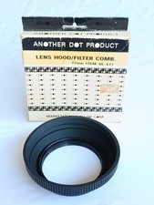 Vintage Dot Line Corp 77mm Collapsible Lens Hood/Filter Comb. DL-477 Excellent