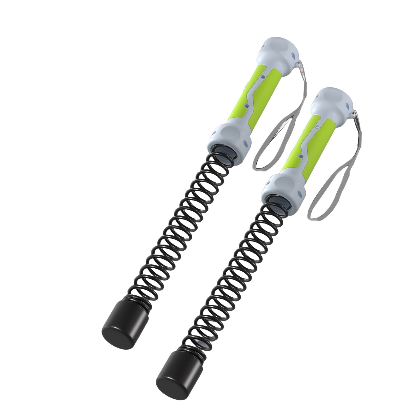 2 Ropeless Battle Rope for Home Gym HIIT Workouts Low-Impact Cardio Training