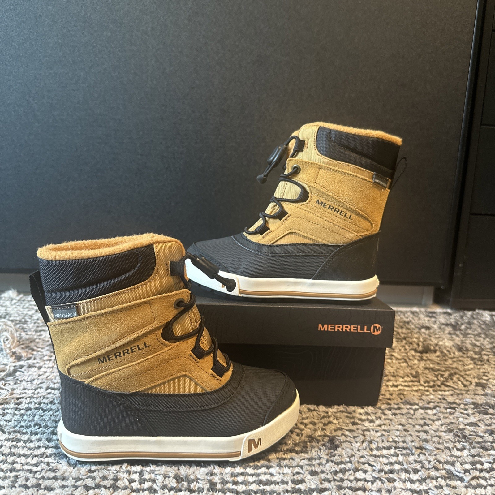 Merrell Snow Bank 2.0 stivali impermeabili per bambini taglia 10M