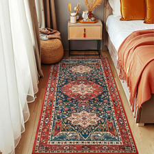 2X6 Rug Runners for Hallways, Non Slip Kitchen Washable Long Runner Rugs, Soft F