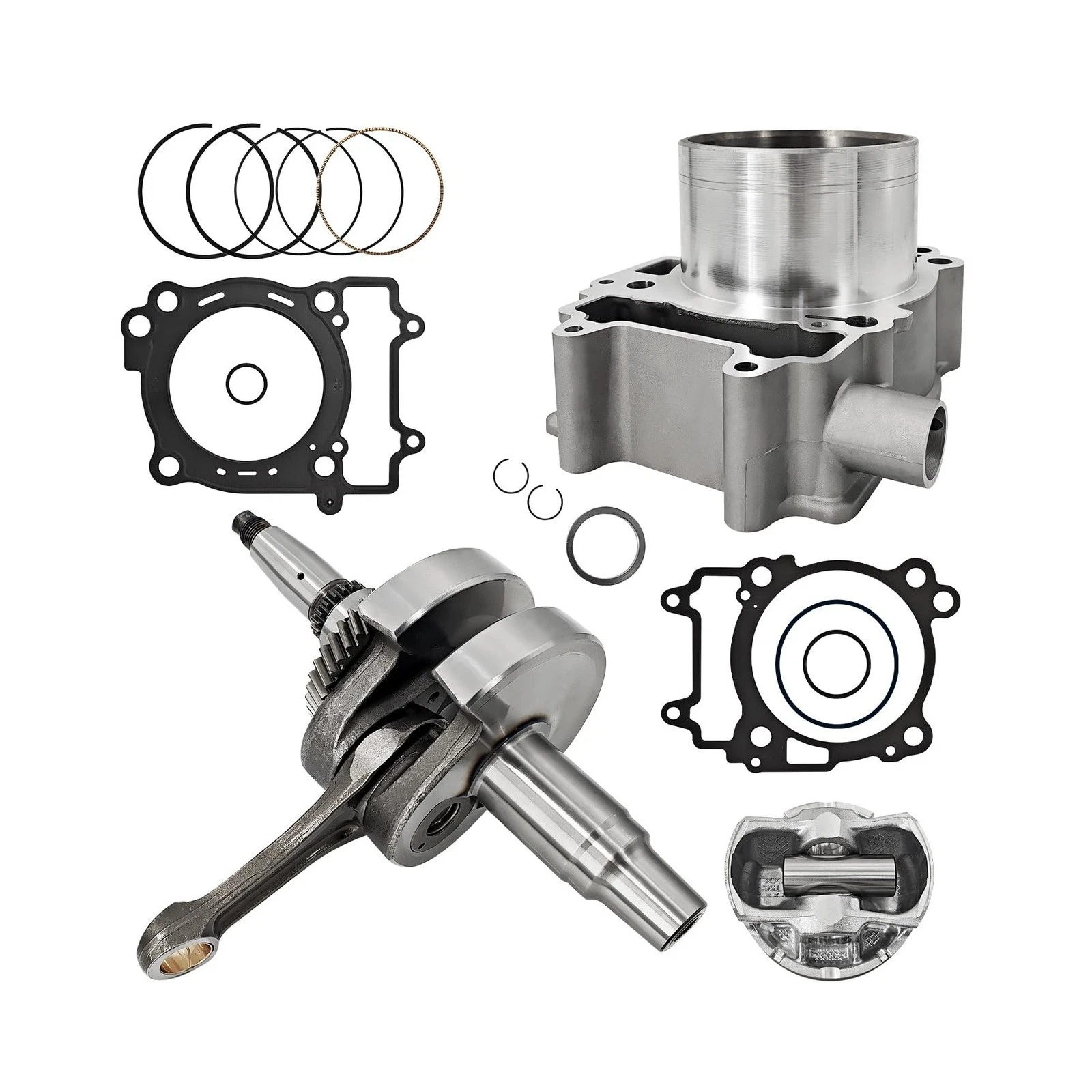 99mm Engine Rebuild Kit Cylinder Crankshaft Piston & Ring For Polaris Ranger 570