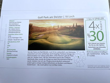 Golf Greenfeegutschein, Golf Park am Deister