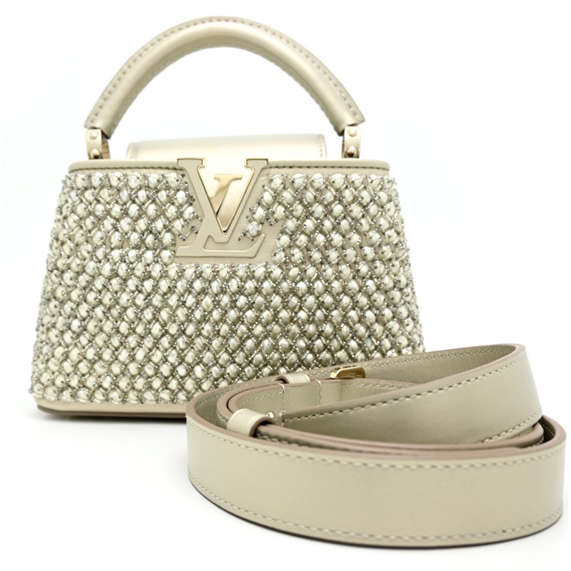 Louis Vuitton  Capucine MINI M14852 Calf Gold 760126