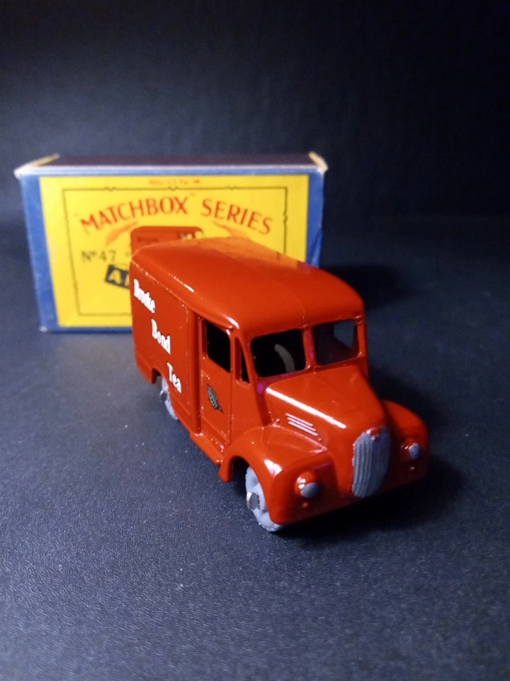 Matchbox 47A 1 Ton Trojan Van "BROOKE BOND TEA" 1958 GPW VN/MINT Orig. B3 Box - Image 2 of 4