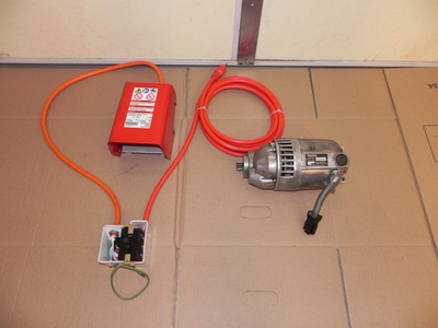 #ad RIDGID 300 Motor 115 V. with foot FOR REV switch complete set recondition $899.00