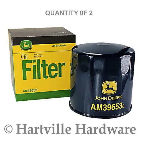 John Deere Original Equipment Oil Filter #AM39653 (2-Pack)