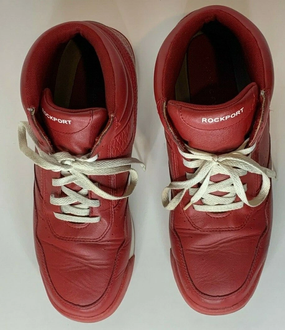 Rockport 7100 Mens 11.5 M Red White Laced High Pro Walker Walking