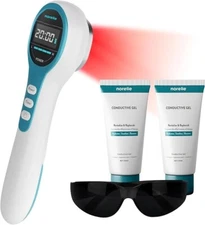 Norelie RedRevive Red Light Cold Laser Therapy Wand w/ 2X Conductive Gel