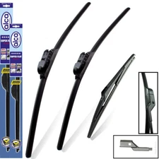 Fits Seat Ibiza 2006-2009 alca Super Flat Wiper Blades Full Set ASF21"19"TL13"A3