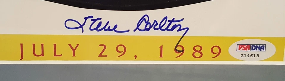 Steve Carlton Signed 13x15 Custom Framed Photo Display Cy Young Award PSA/DNA  - Image 3 of 4