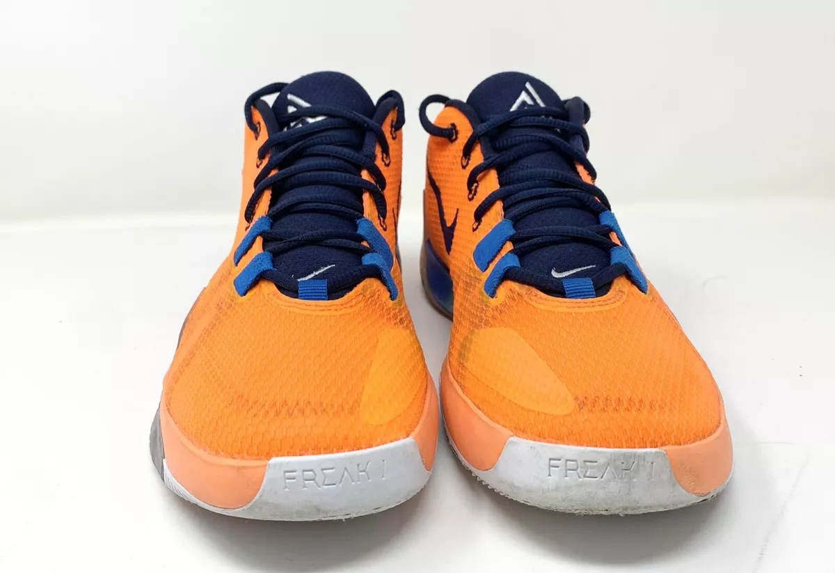 principalmente Desnudarse científico BQ5422 800 Nike Zoom Freak 1 Giannis Antetokounmpo Orange All Bros Size 8  Mens | eBay