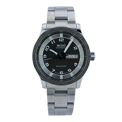 Mido Multifort Gent 42 mm Herrenuhr Uhr Automatik Edelstahl M018.430.11.062.00
