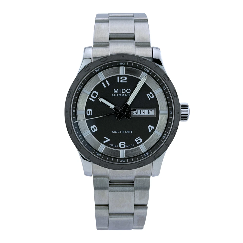 Mido Multifort Gent 42 mm Herrenuhr Uhr Automatik Edelstahl M018.430.11.062.00 - Bild 1 von 4