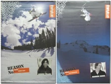 32 Thirty Two snowboard Markku Koski/Leanne Pelosi 2005  2 sided Banner Flawless