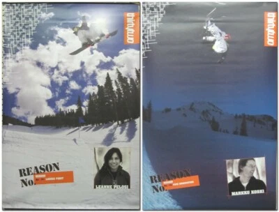 THIRTY TWO 32 32 Thirty Two snowboard Markku Koski/Leanne Pelosi 2005 2 sided Banner Flawless