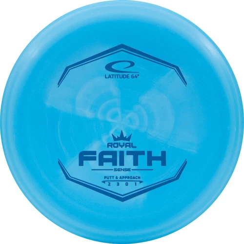 Latitude 64 Faith - Royal Sense Plastic - Beadless Disc Golf Putt And Approach