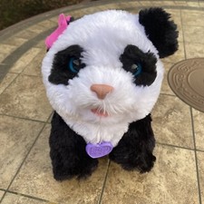 FurReal Friends Pom Pom Baby Panda Plush 2013 Interactive Crawls Coos Tested