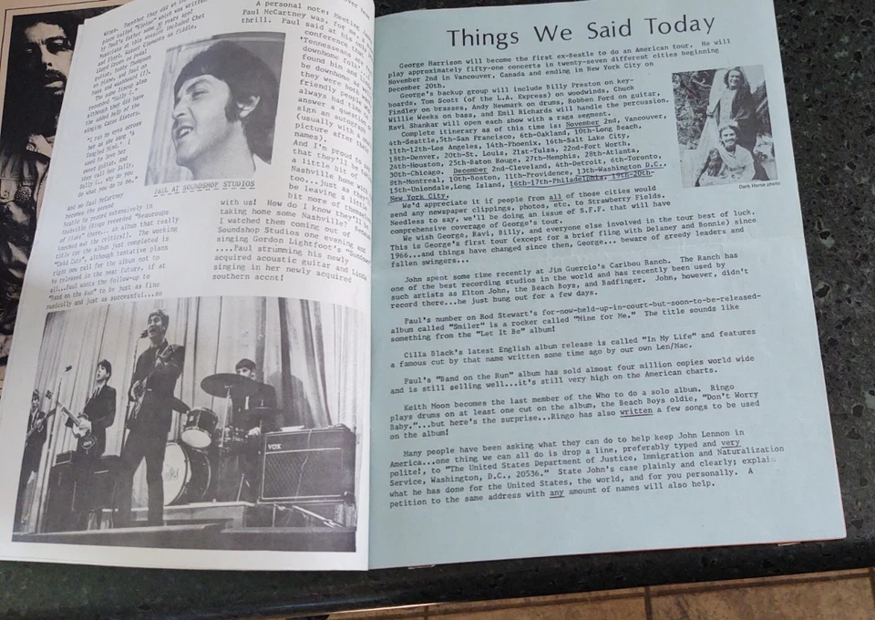 Beatles Fanzine / Strawberry Fields Forever newsletter , magazine No 11 - Image 3 of 3