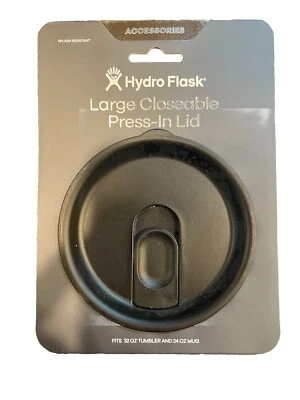 Hydro Flask Large Closeable Press-In Lid BPA-Free Dishwasher safe