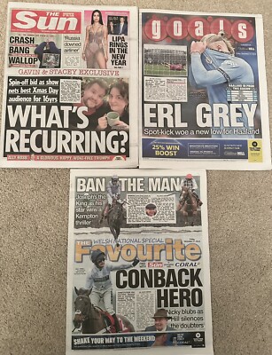The Sun 27. Dezember 2024 27.12.24 Gavin & Stacey & Dua Lipa