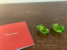 Pair Of Baccarat Crystal Prism Earrings