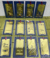 Set of 12 Metal Clip Bookmark All Occasions Gift Giving Thanks Friends Be Still